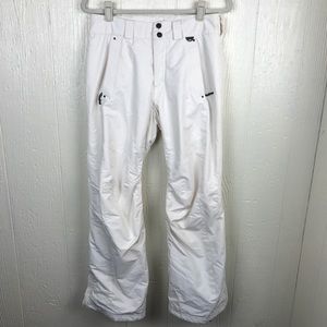 Columbia snowboard ski pants white Omni tech Xs
